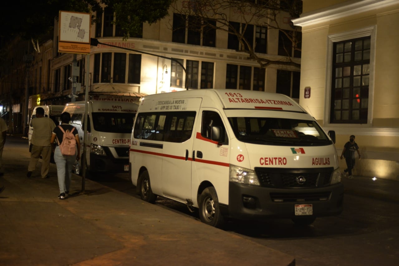 Transporte nocturno en Mérida: Conoce qué camiones y combis tendrán este horario