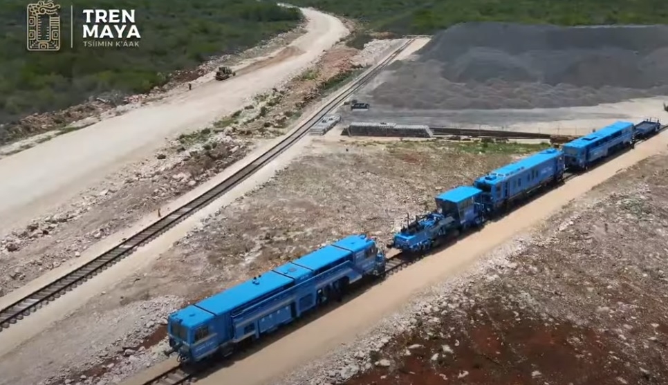 Llegan a Yucatán máquinas rodantes de Europa para el Tren Maya: Fonatur