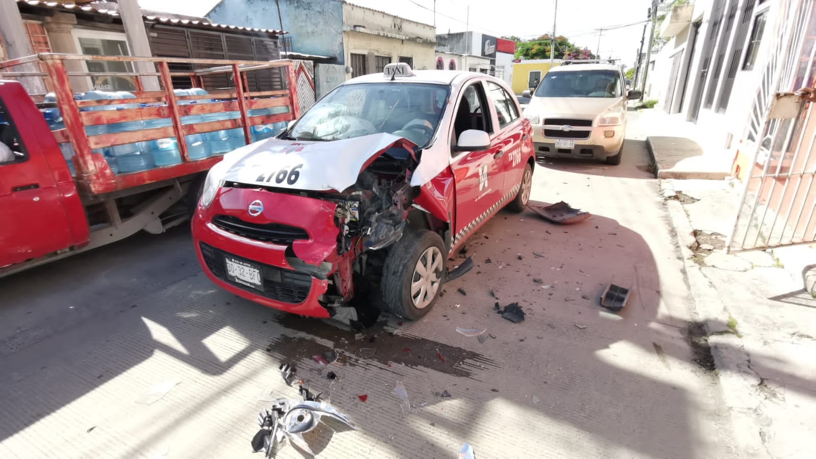 Taxistas de Ciudad del Carmen protagonizan accidentes viales por imprudentes