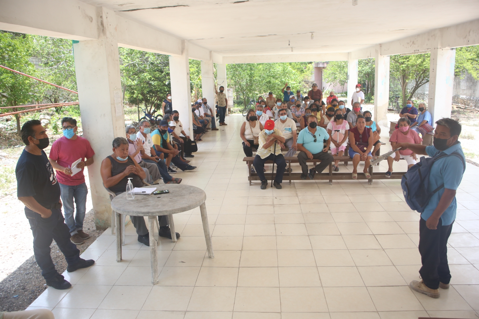 Mérida: Ejidatarios de Cinco Colonias presionan al IVEY por el robo de terrenos