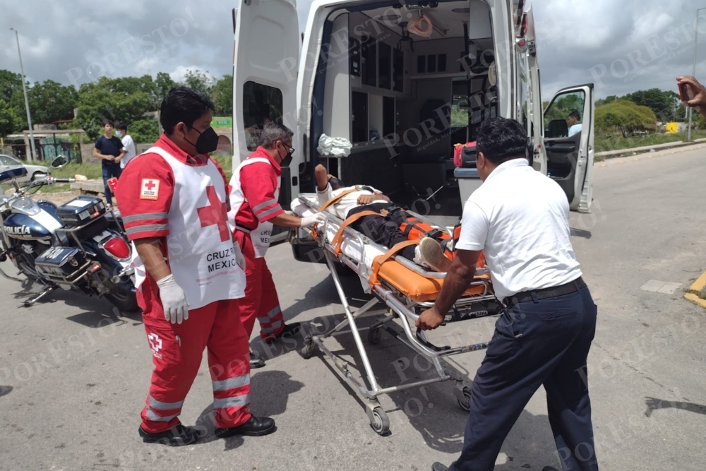 Niño resulta lesionado tras accidente vial en Felipe Carrillo Puerto