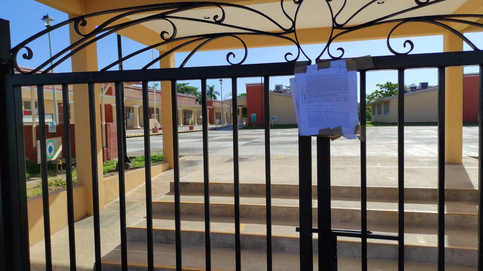 Se trata de la escuela primaria "Miguel Hidalgo" ubicado en la ciudad de San Francisco de Campeche