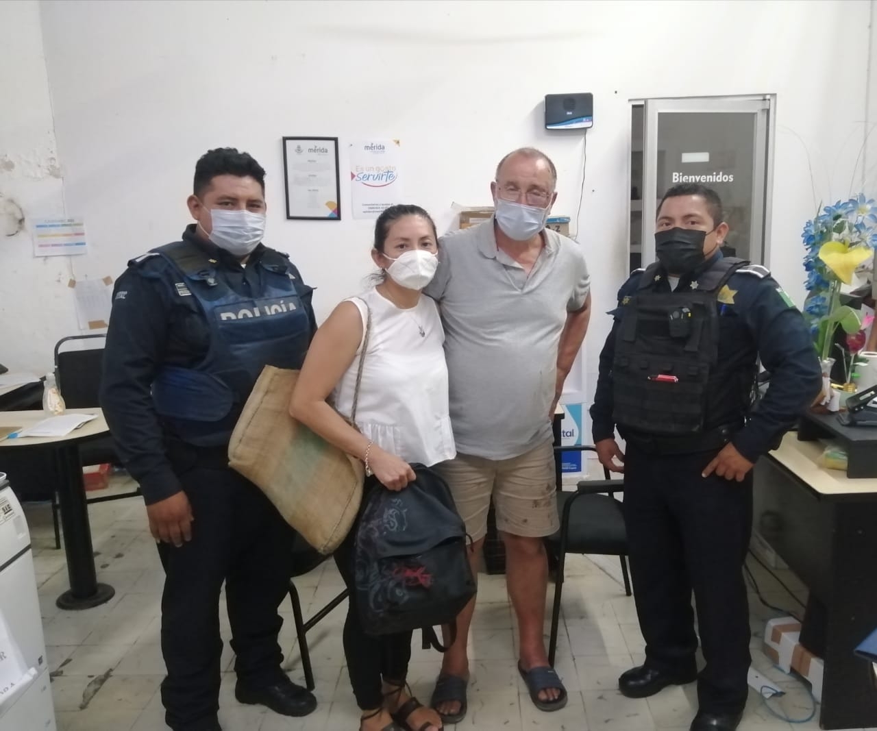 Familiares que reportaron la desaparición del turista de Países Bajos acudieron a la FGE Yucatán tras ser encontrado