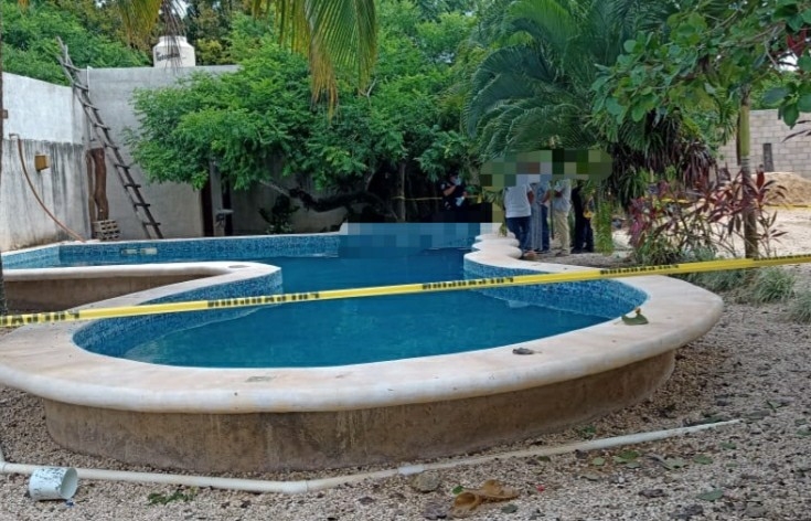 Hombre de 51 años muere ahogado dentro de una piscina en Chemax