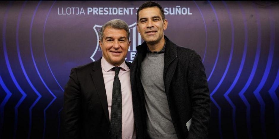 El exjugador mexicano fue anunciado de forma oficial como entrenador del filial del Barcelona
