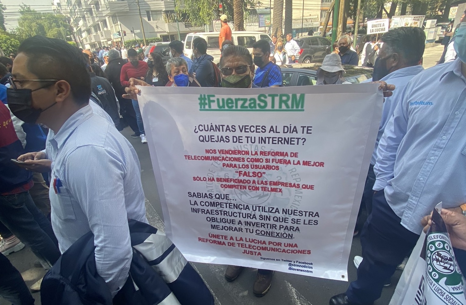 Este jueves inició la manifestación en la Ciudad de México, como parte del movimiento nacional