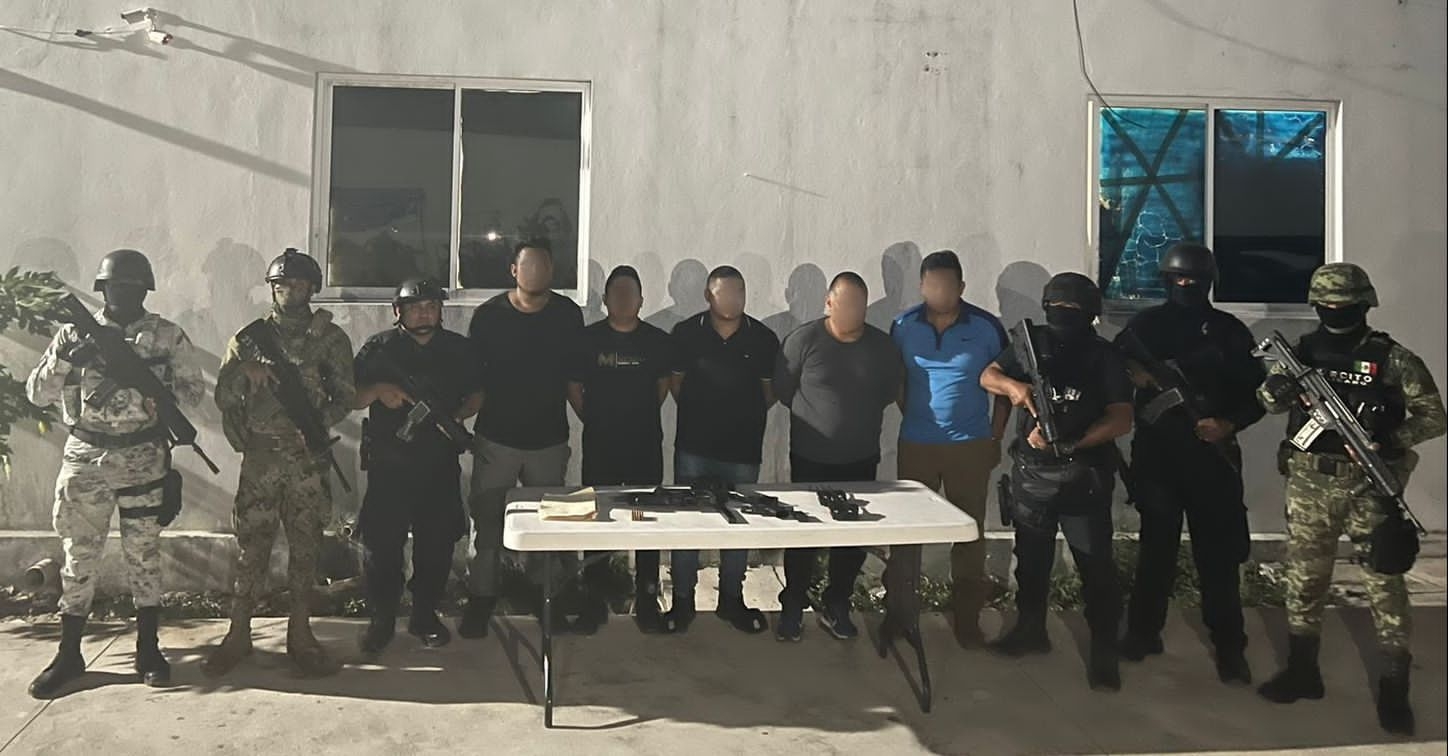 Detienen a hombres armados durante un presunto intento de despojo en Tulum