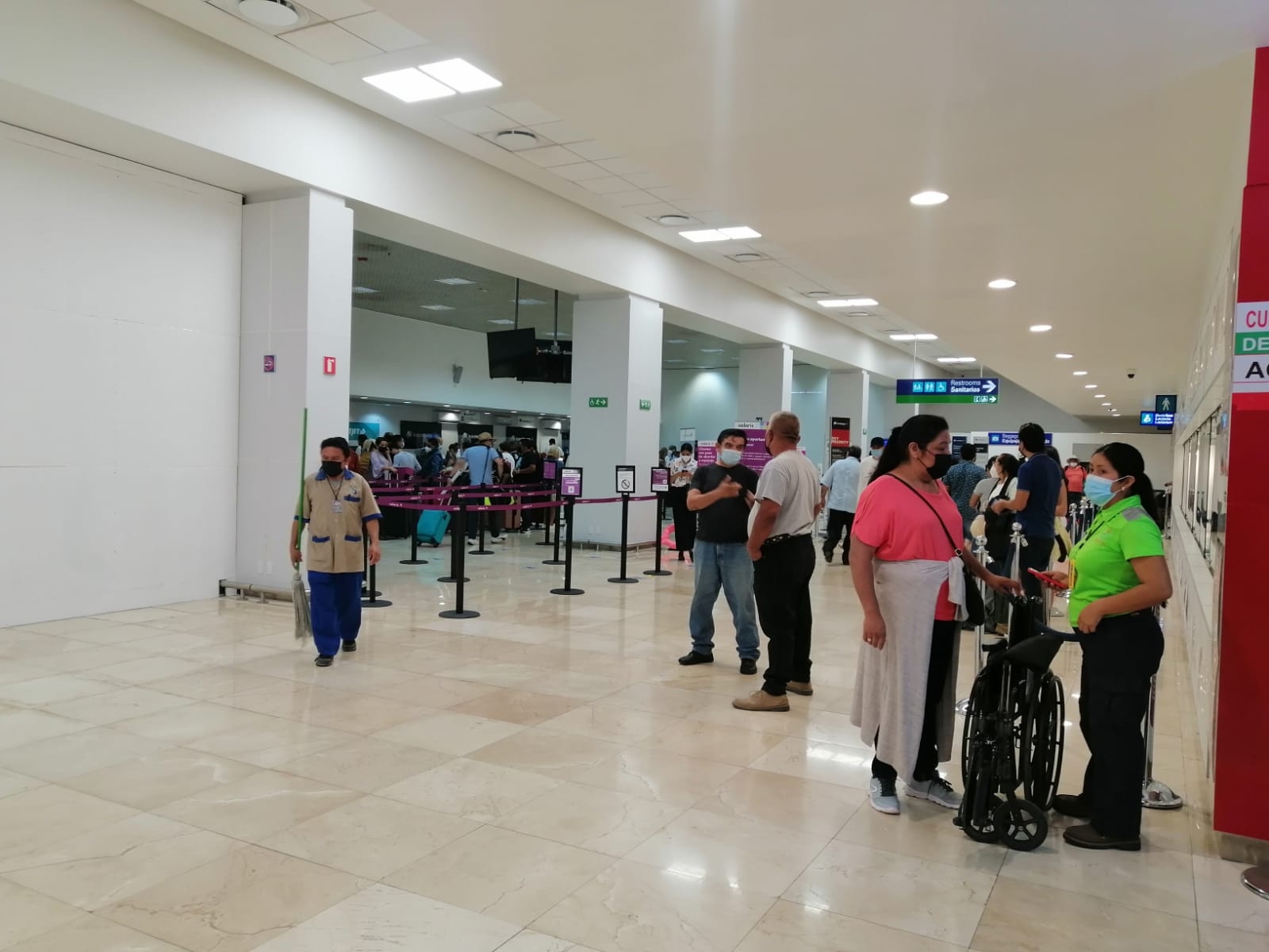 Aeropuerto de Mérida operará con 34 vuelos este domingo 17 de julio