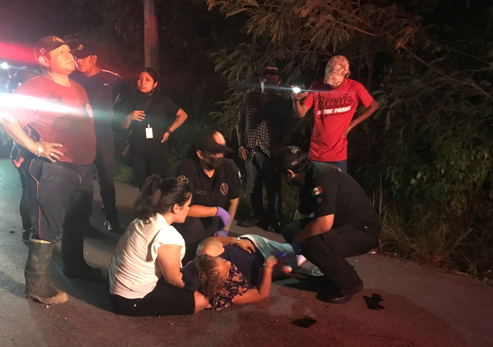 Accidente deja a varias mujeres lesionadas en la carretera Cancún - Mérida