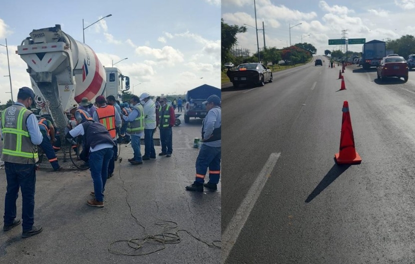 SSP Yucatán anuncia desvío por obras sobre el Periférico Sur de Mérida para este martes