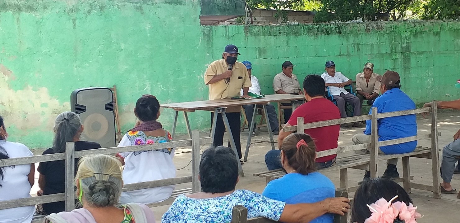 Fonatur anuncia comité ejidal por paso del Tren Maya en Pomuch, Campeche