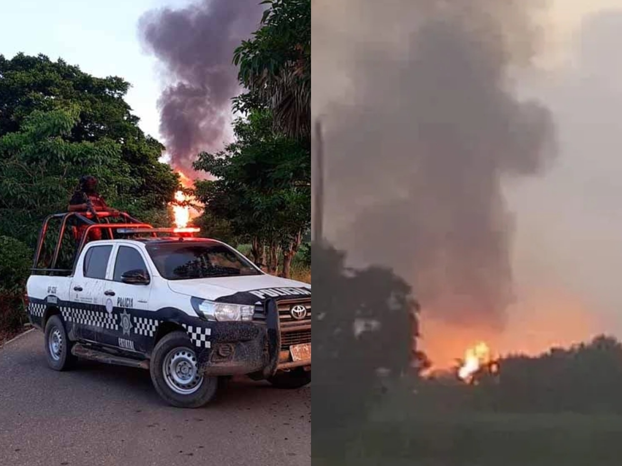 Así se vivió la explosión de un ducto de Pemex en Chacaltianguis, Veracruz: VIDEO