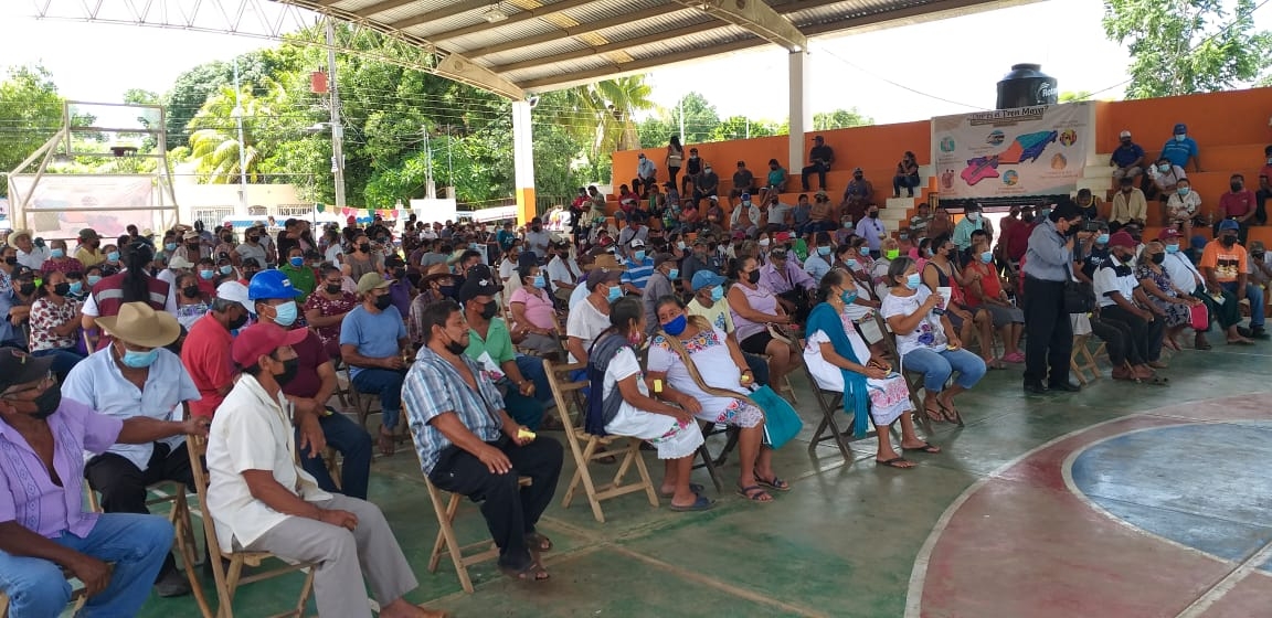 Habitantes exigen a Fonatur que Pomuch tenga su propia estación del Tren Maya