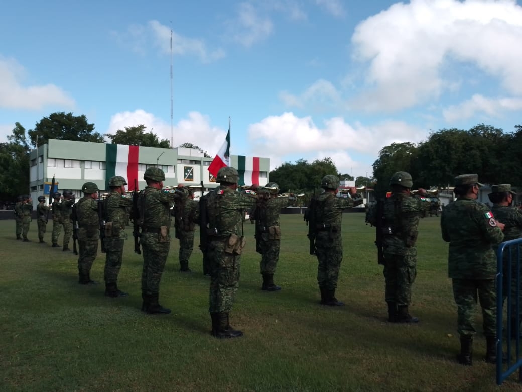 El evento fue realizado en la 32 Zona Militar de Valladolid