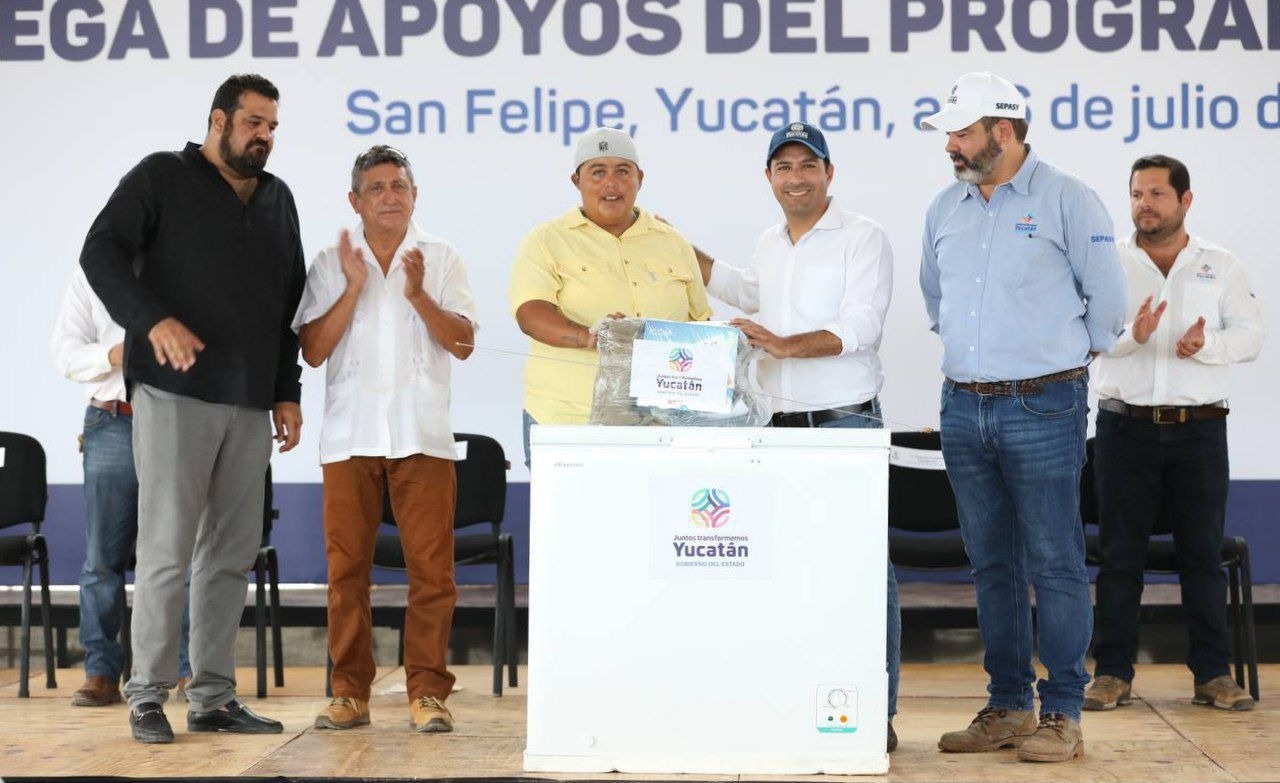 Gobierno de Yucatán anuncia apoyos y proyectos para el municipio de San Felipe