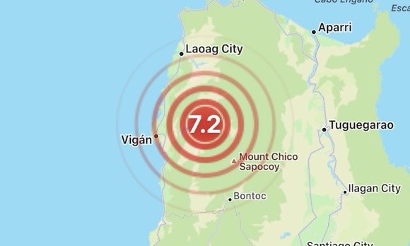 Filipinas registra terremoto de 7.1 grados de magnitud