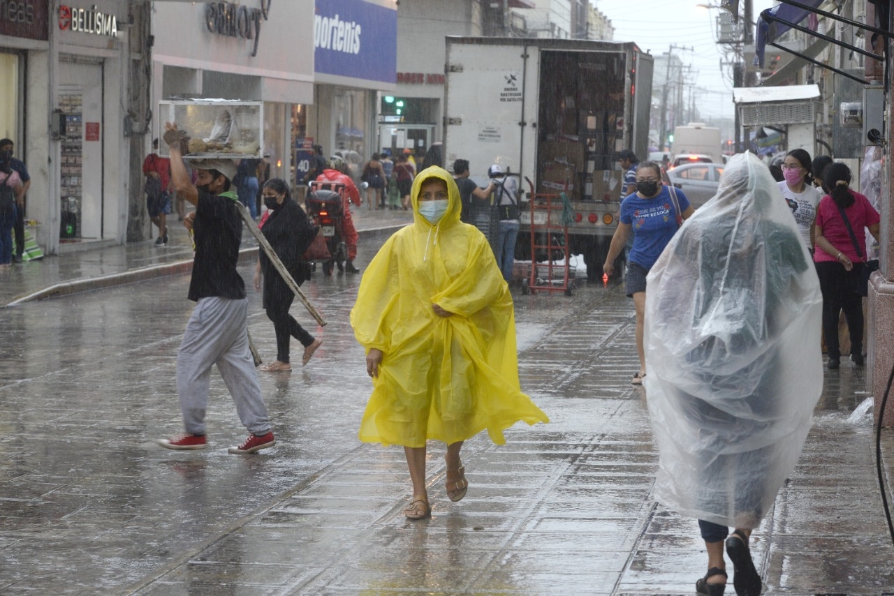 Se esperan lluvias de ligeras a fuertes durante este sábado en Mérida