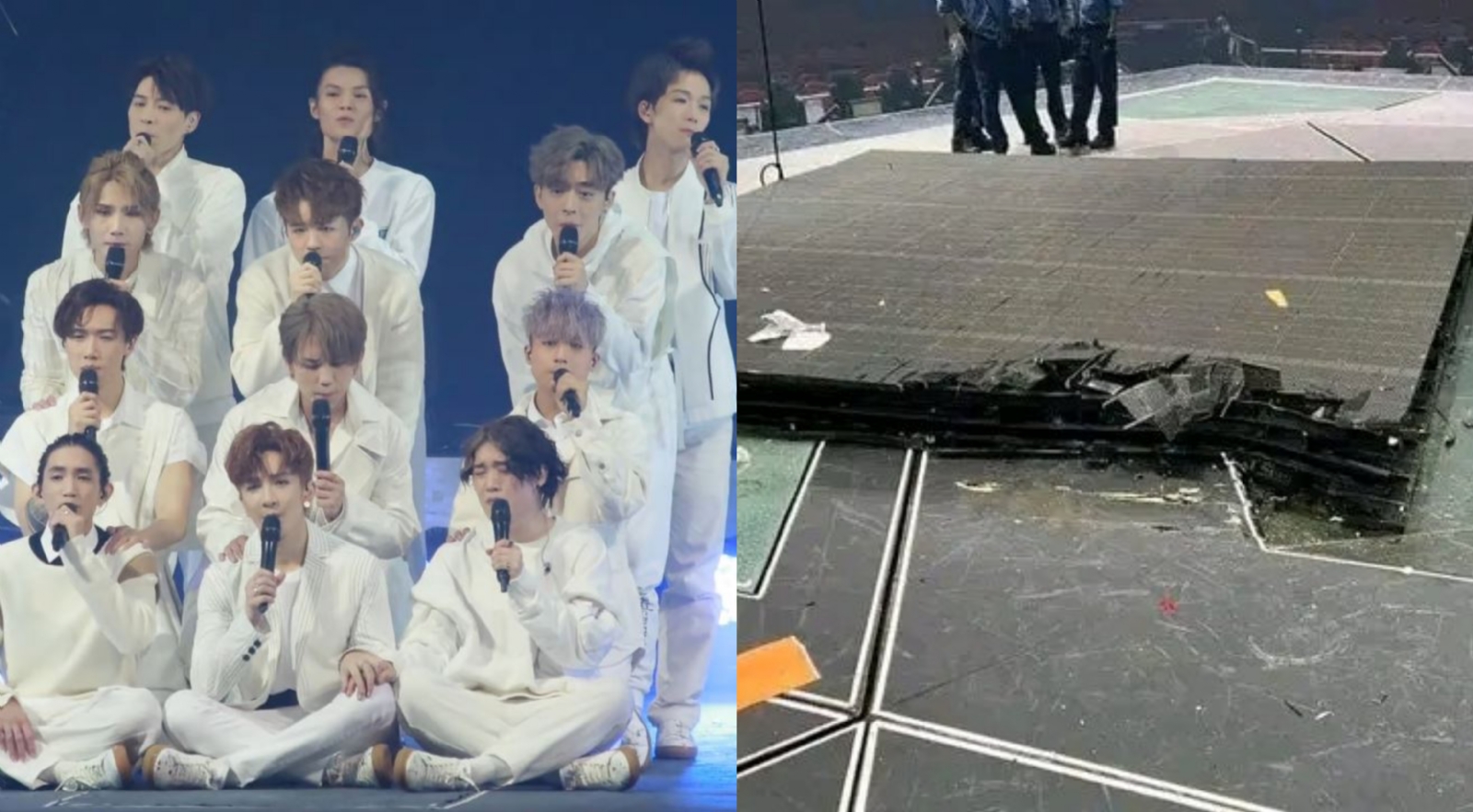 ¿Cómo sigue Mirror, grupo de Hong Kong al que le cayó una pantalla gigante en un concierto?