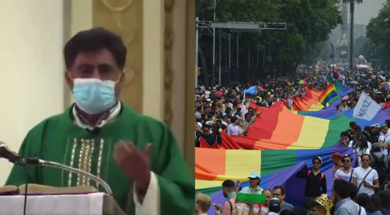 Sacerdote de Puebla arremete contra la comunidad LGBT+; todas estas cosas del demonio, dice: VIDEO