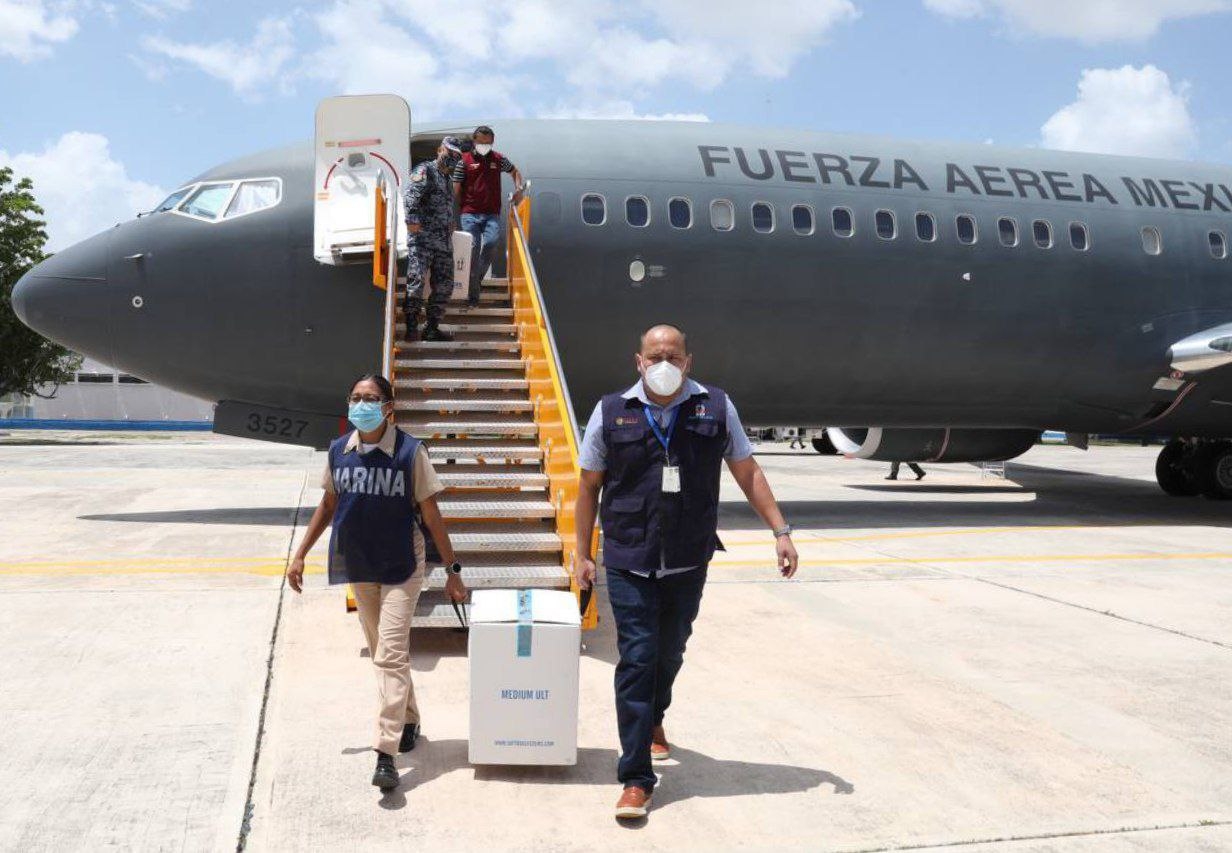 Llegan a Yucatán 36 mil vacunas de Pfizer pediátrica contra el COVID-19