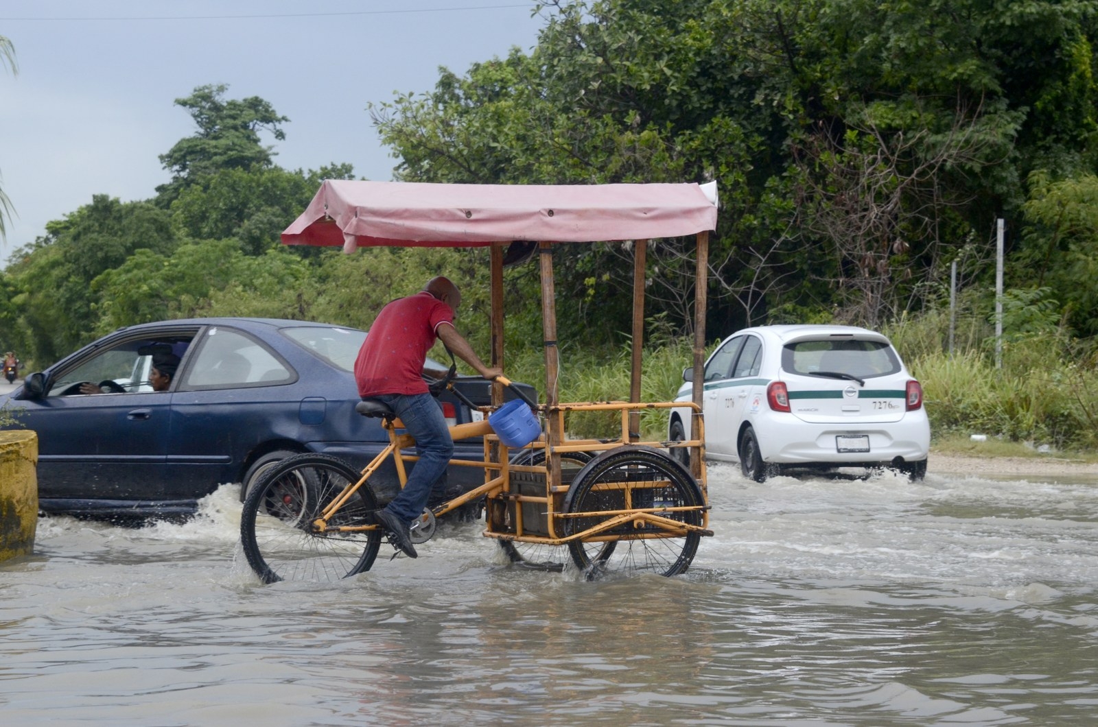 Las lluvias continúan causando afectaciones en Yucatán