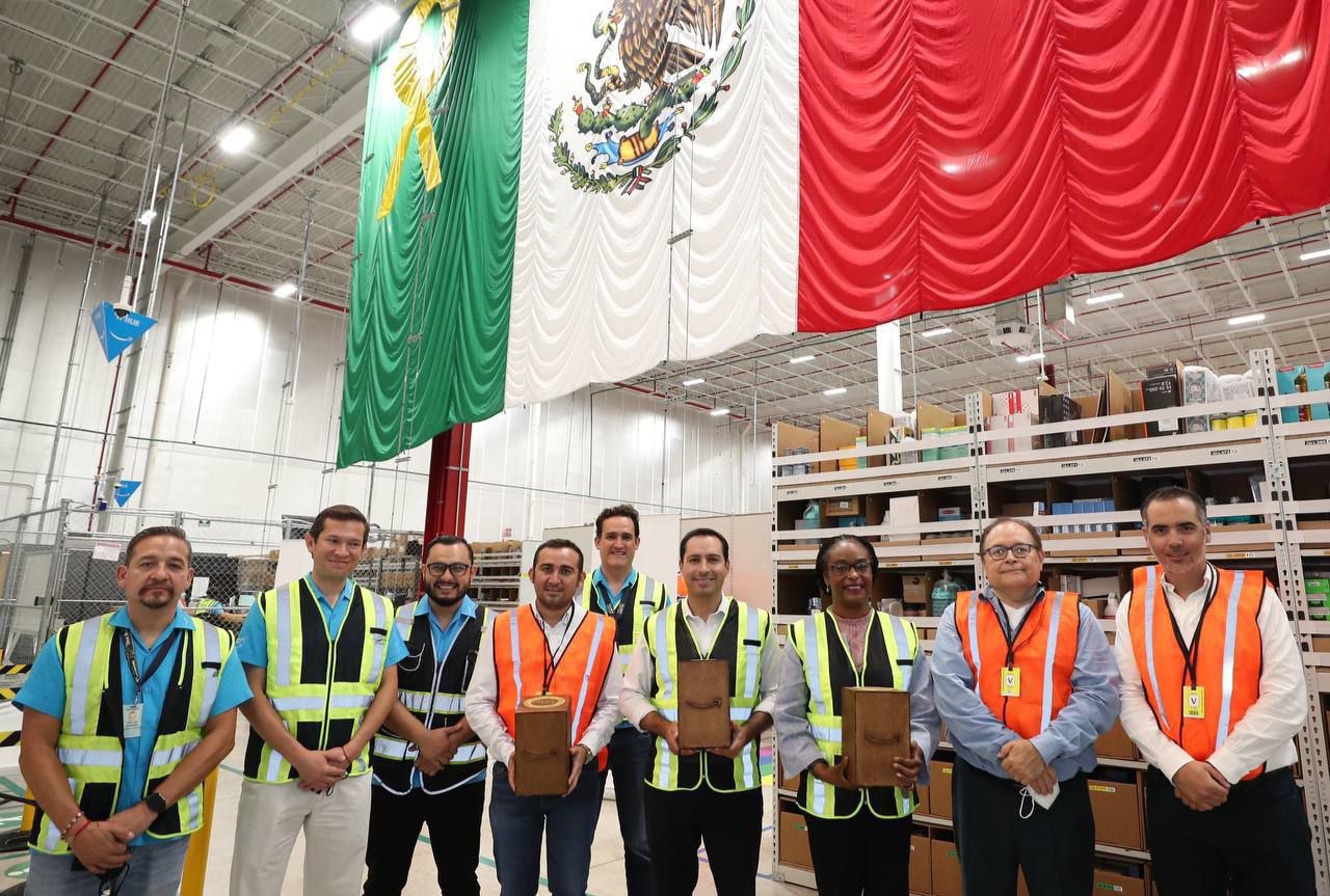 El Centro de Distribución de Amazon en Umán, Yucatán, es uno de los proyectos anunciados por el gobernador Mauricio Vila