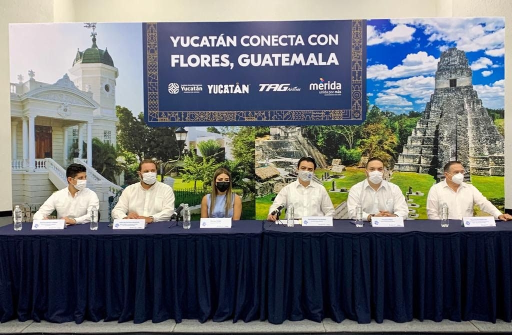 Nueva ruta aérea entre Mérida, Yucatán, y Flores, Guatemala, comenzará a operar en agosto