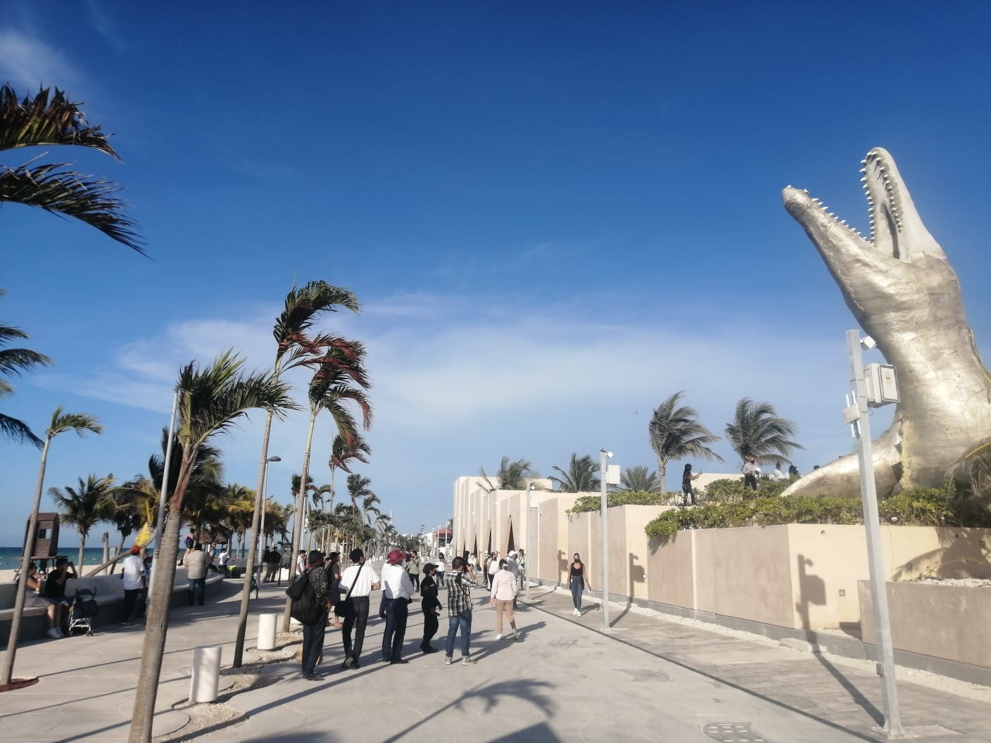 Inauguran tercera etapa del nuevo malecón de Progreso, Yucatán: EN VIVO