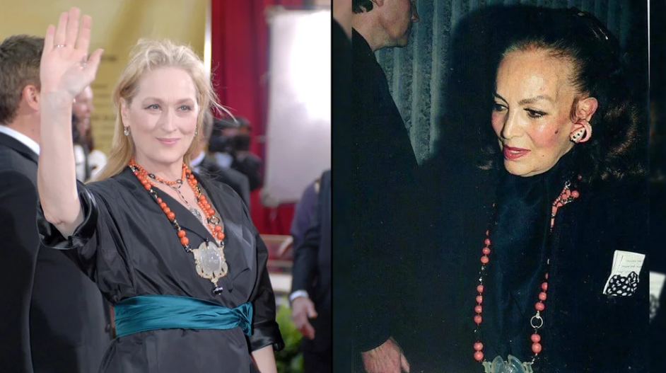 Este es el collar que unió a María Félix y a Meryl Streep