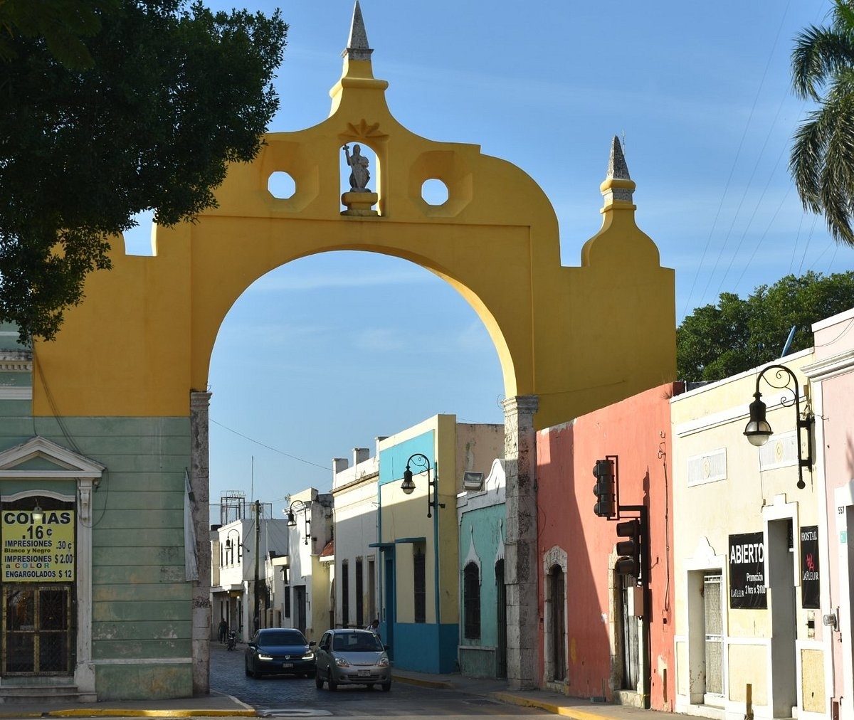En un principio había 18 arcos en el primer cuadro de la ciudad de Mérida
