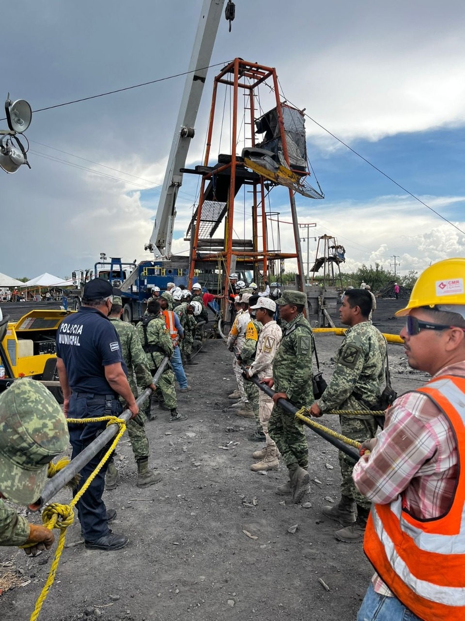 Los 10 mineros quedaron atrapados dentro del pozo 'El Pinabete' el pasado 3 de agosto en Coahuila