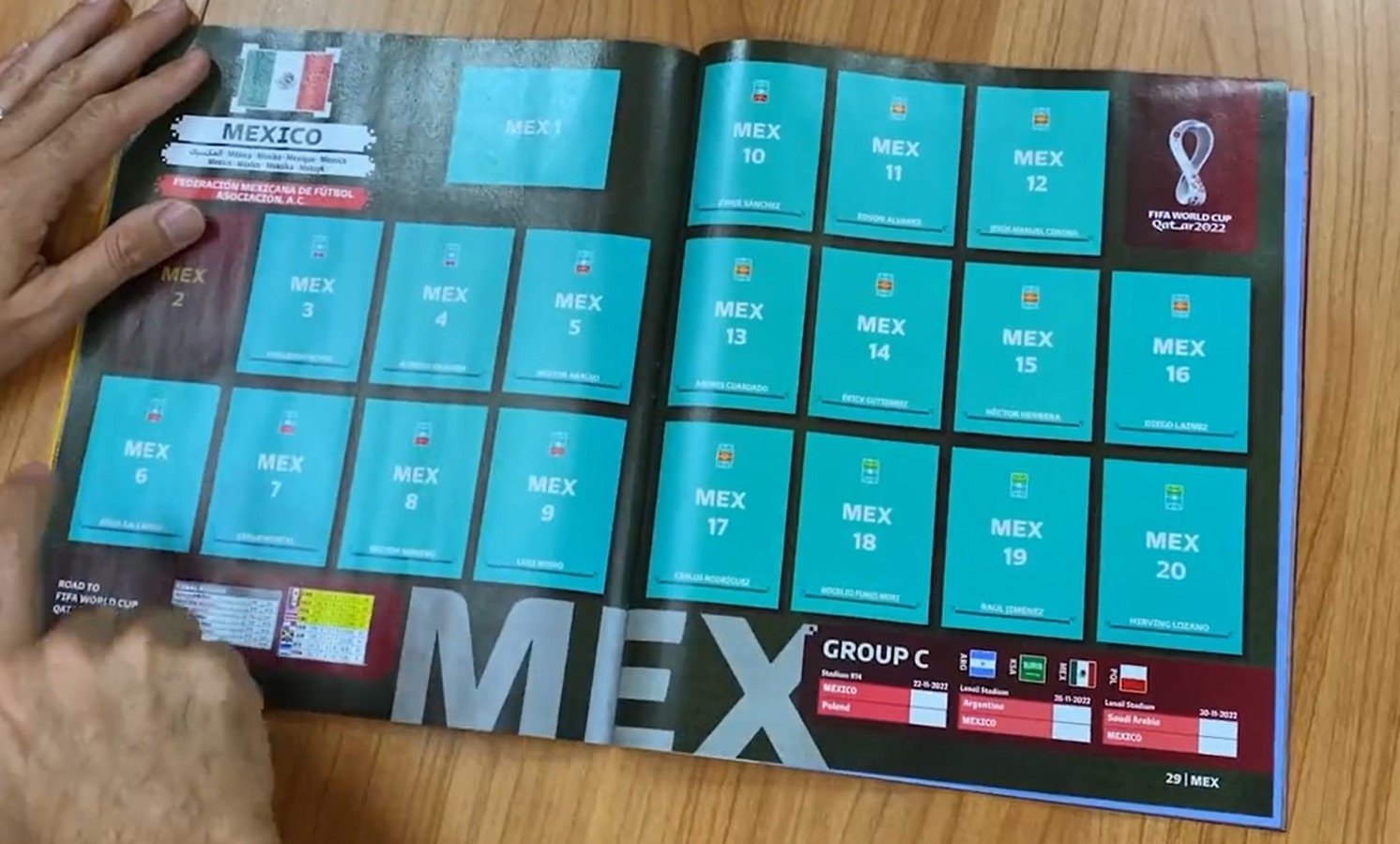 Mundial Qatar 2022: Estos son los jugadores de México que estarán en el álbum Panini
