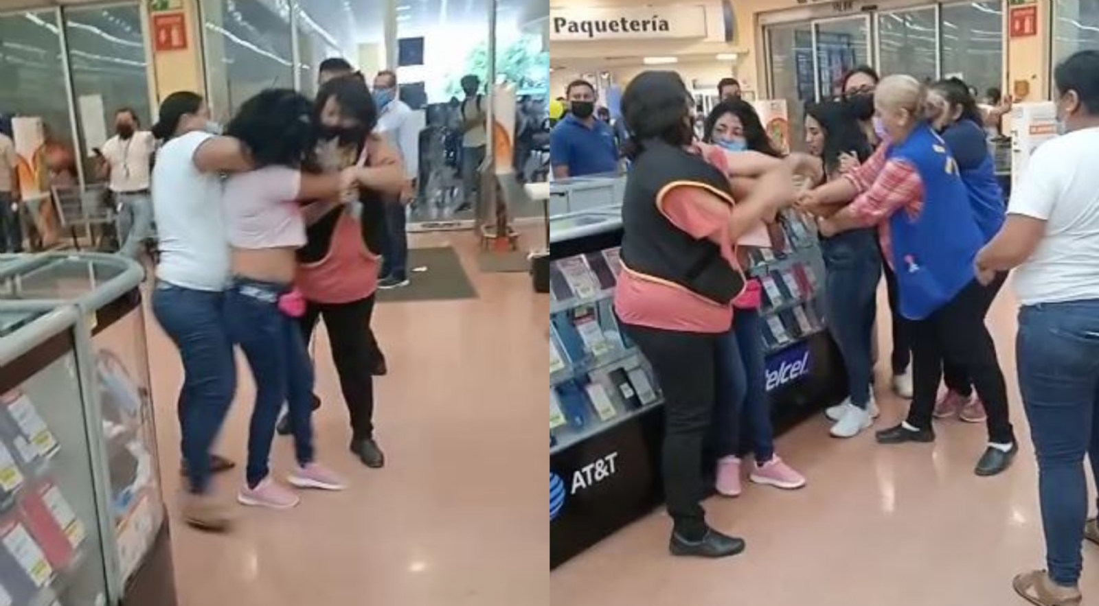 Mujeres intentan robar en un Walmart en Mérida: VIDEO