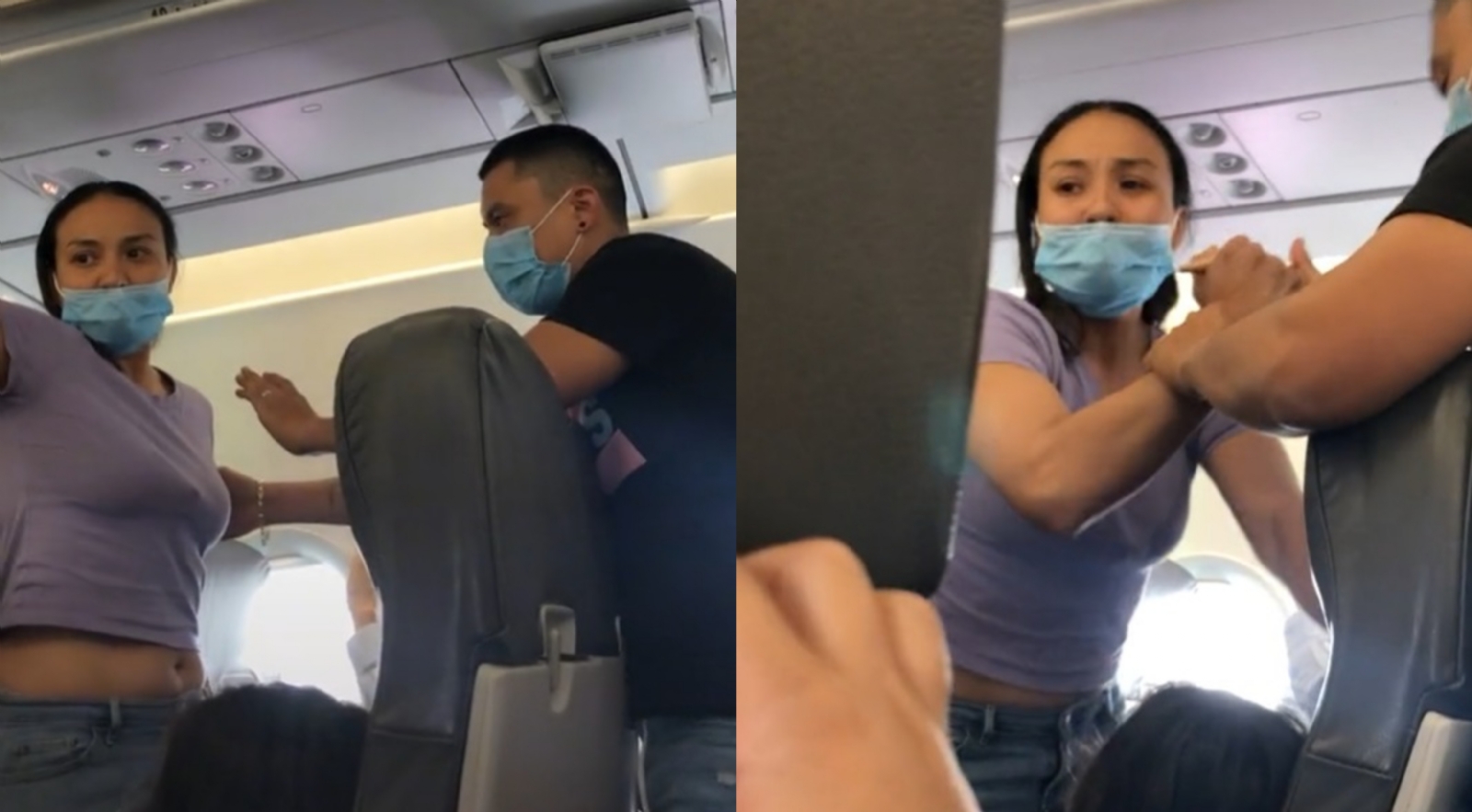 Mujer sufre crisis en un vuelo CDMX-Mérida; me vienen siguiendo desde Cancún, menciona: VIDEO