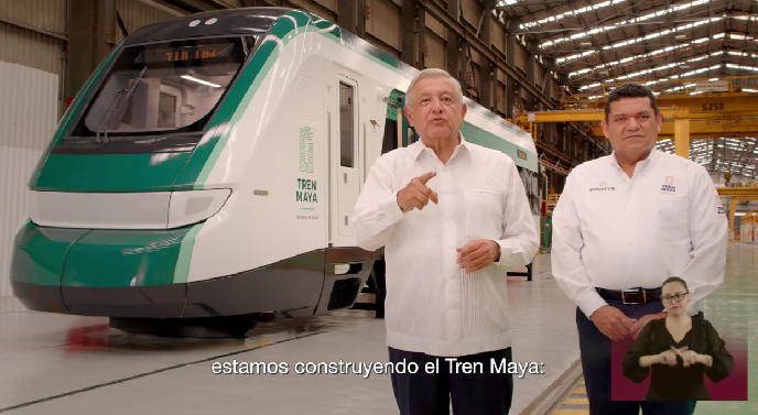 'El Tren Maya va y llegará a tiempo', afirma AMLO previo a su Cuarto Informe de Gobierno