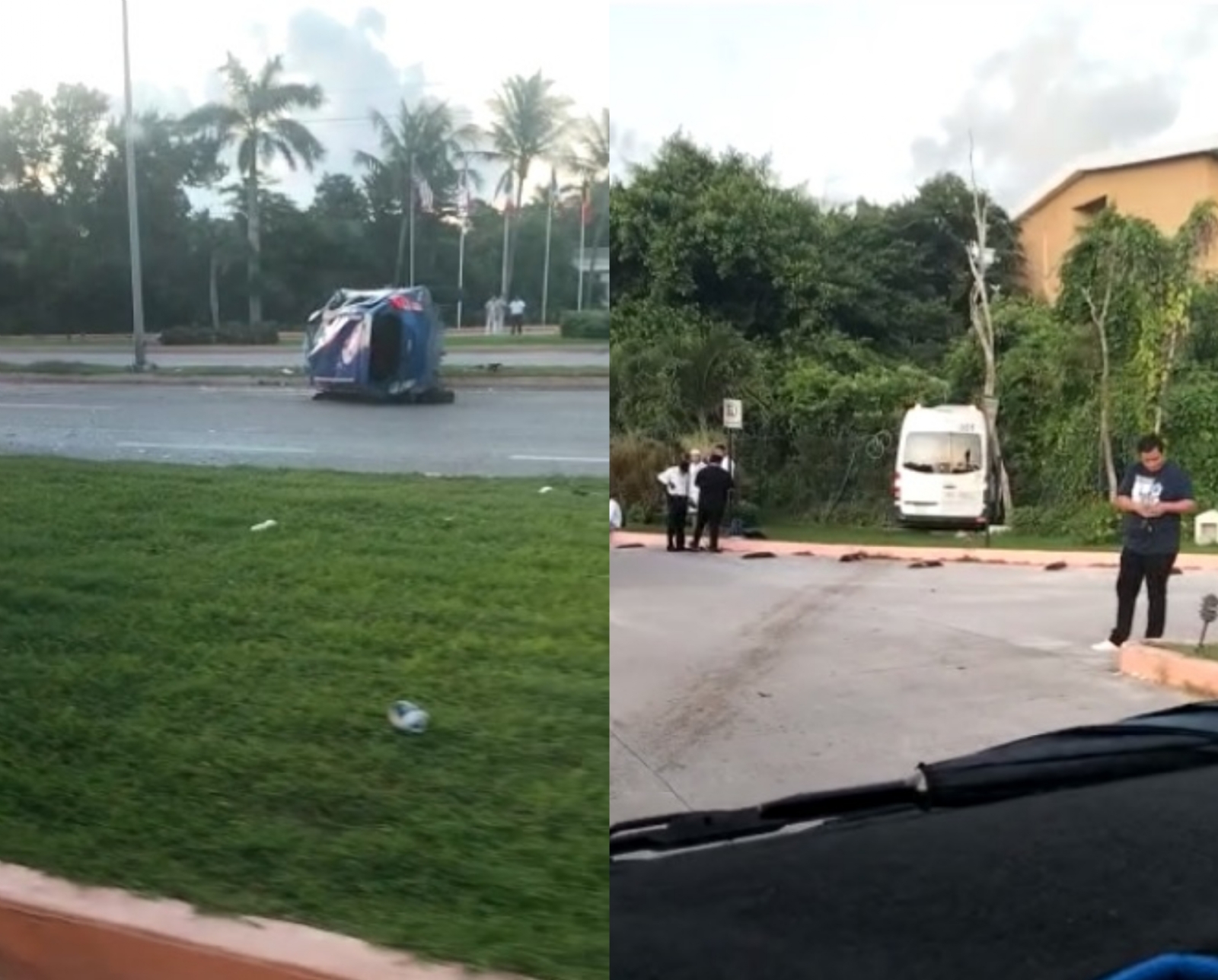 Choque deja siete lesionados del Hotel Grand Sirenis en Playa del Carmen: VIDEO