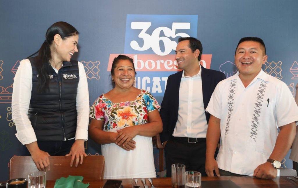 Los encargados de llevar los sabores de Yucatán a Guanajuato fueron la cocinera tradicional Irma Canché Poot, y la chef Sara Arnaud