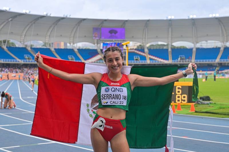 Karla Serrano gana medalla de oro para México en el Mundial de Atletismo Sub 20