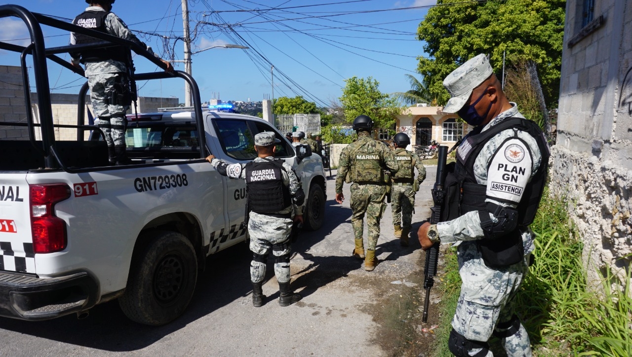 Francisco Alvarado Terán, inspector general, destacó que la Guardia Nacional hace un gran aporte a la seguridad de Campeche