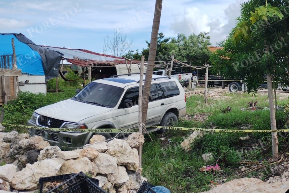 Abandonan un vehículo tras fallido intento de secuestro en la avenida Lak'in de Cancún: VIDEO
