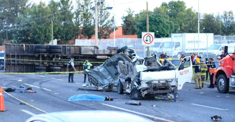 Accidente en la carretera León-Silao, Guanajuato, deja 7 muertos y 11 lesionados