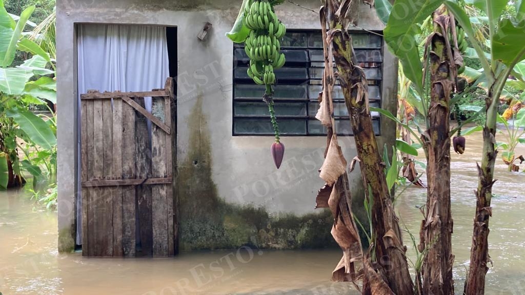 Fuertes lluvias dejan afectaciones por creciente del Río Ucum en Chetumal