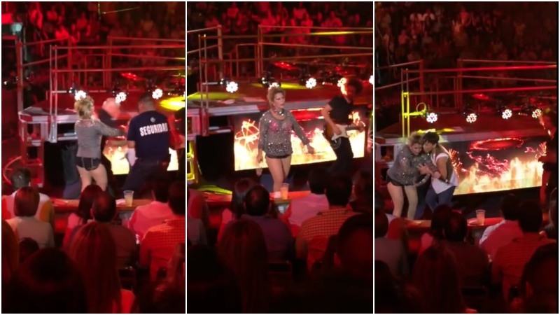 Alejandra Guzmán golpea a fan que la tocó de forma indebida en pleno concierto. VIDEO