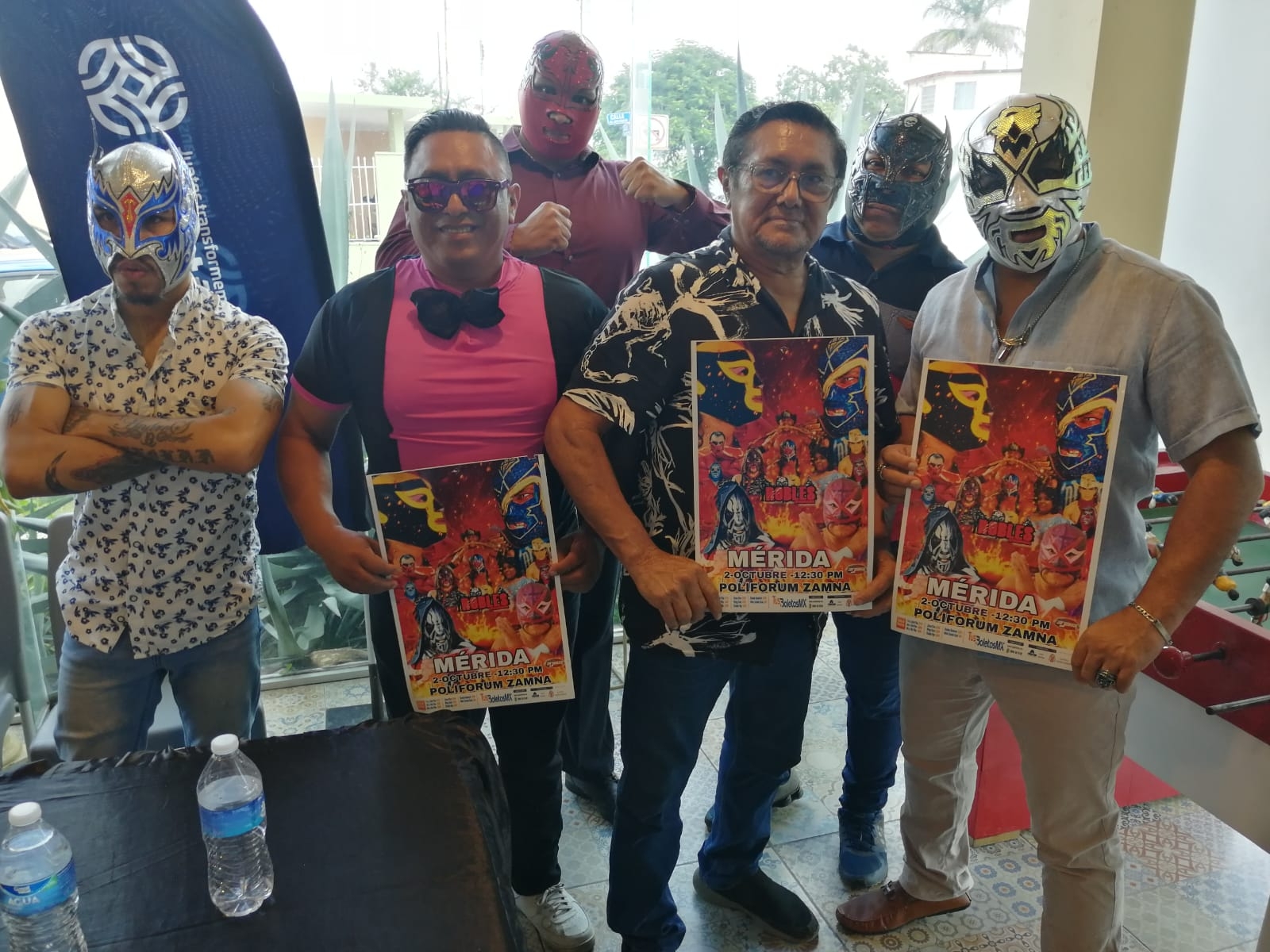 Anuncian función de lucha libre en el Poliforum Zamná de Mérida