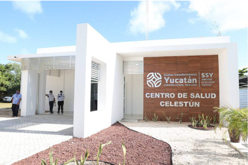 Gobierno de Yucatán entrega obras de remodelación del Centro de Salud de Celestún