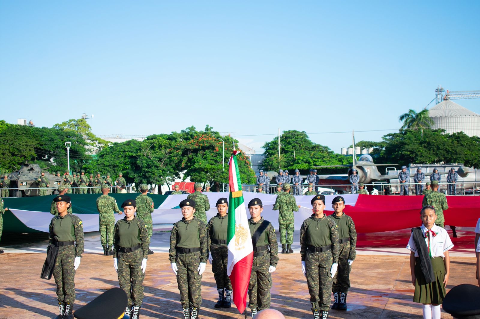 Con la ceremonia por la Consumación de la Independencia de México, se cierran los eventos del mes patrio en Mérida