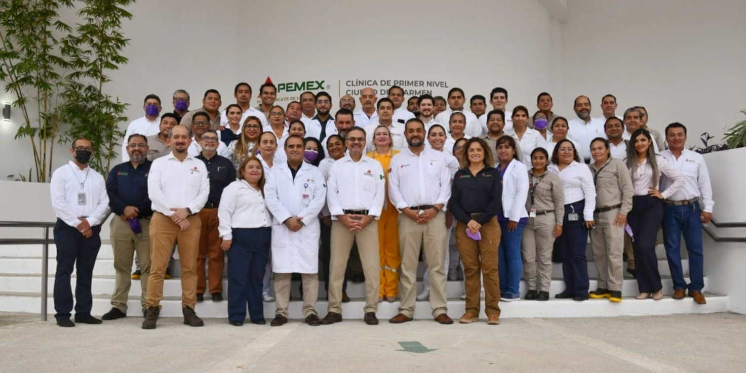 Director de PEMEX realiza recorrido en Unidades Médicas de Ciudad del Carmen