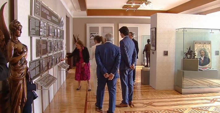 AMLO recibe a Joe Biden y Justin Trudeau en Palacio Nacional: VIDEO