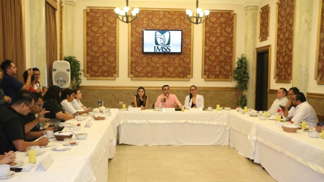 La conferencia de prensa se realizó en la ciudad de Mérida