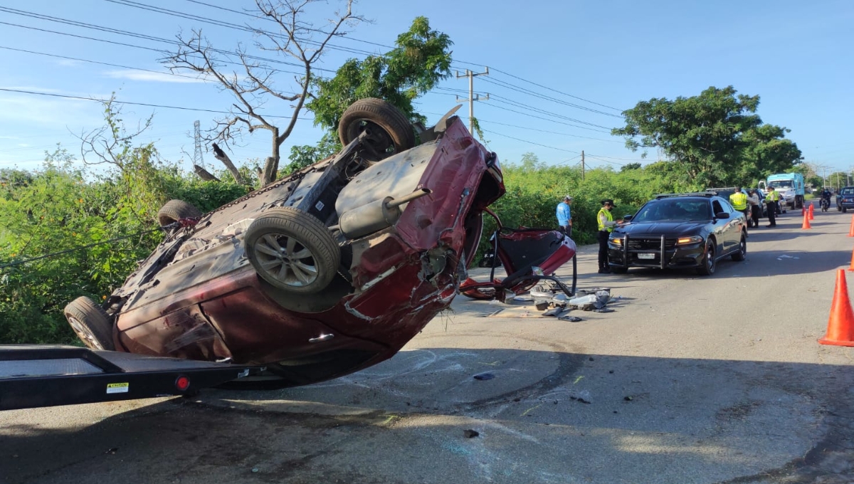 En Yucatán, van 14 accidentes viales en los primeros 13 días del año